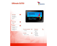 ADATA 256GB 2,5" SATA SSD Ultimate SU750 - 503627 - zdjęcie 6